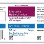 Bottles of lidocaine sold for pain relief recalled over super potency