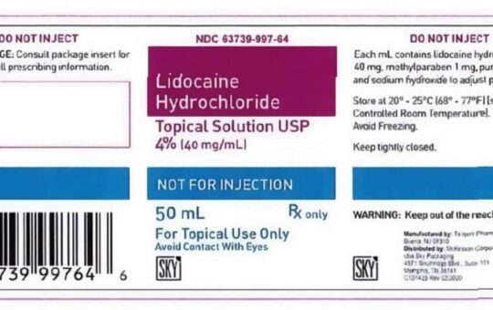 Bottles of lidocaine sold for pain relief recalled over super potency